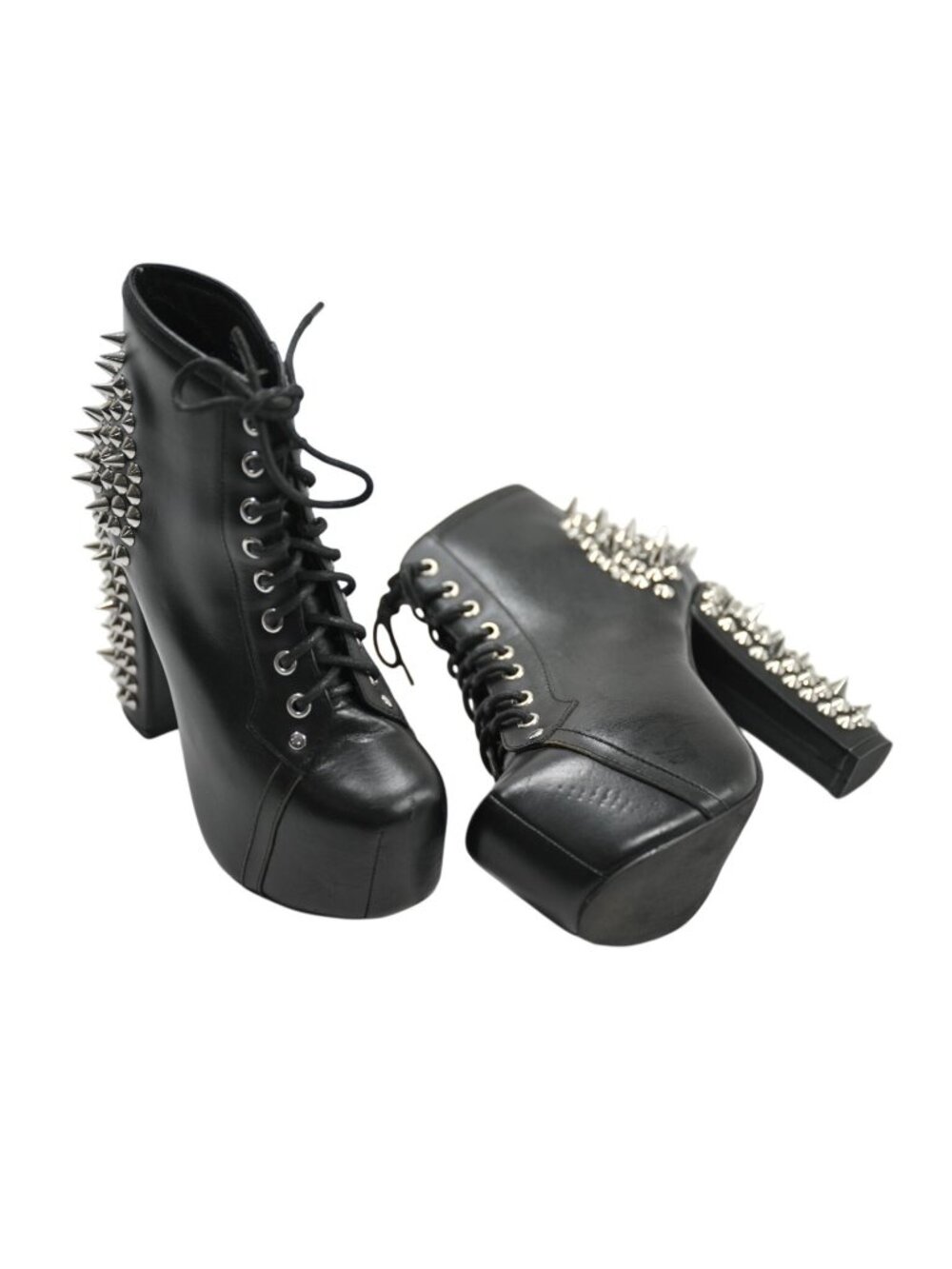 Jeffrey Campbell Spike Boots in Black